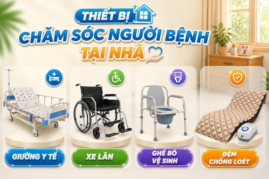 thiết bị chăm sóc người bệnh tại nhà